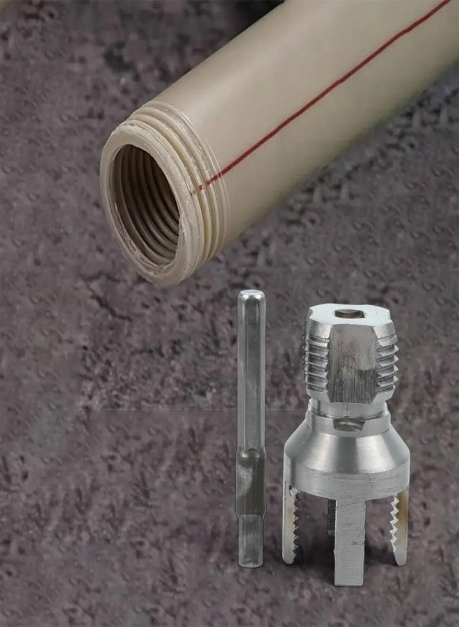 NityaEcommerce 1/2" Tapping Tool Internal Thread External Thread Integrated Die Water Pipe Wire Opener Workshop Power Tools Drill Bits Pipe Threader, Water Pipe Threader Tool - Image 3